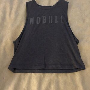 SOLD NOBULL Navy Crop Tank